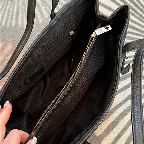 KATE SPADE TOTE BLACK PEBBLED LEATHER - Picture 9 of 12